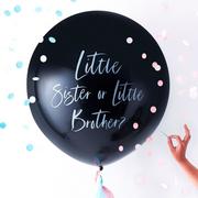 Ginger Ray Giant Brother or Sister Gender Reveal Balloon Kit 5pc
