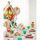 Gingerbread House & Holiday Cookies Foil Balloon Bouquet, 5pc