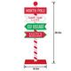 North Pole Directional Standing Sign
