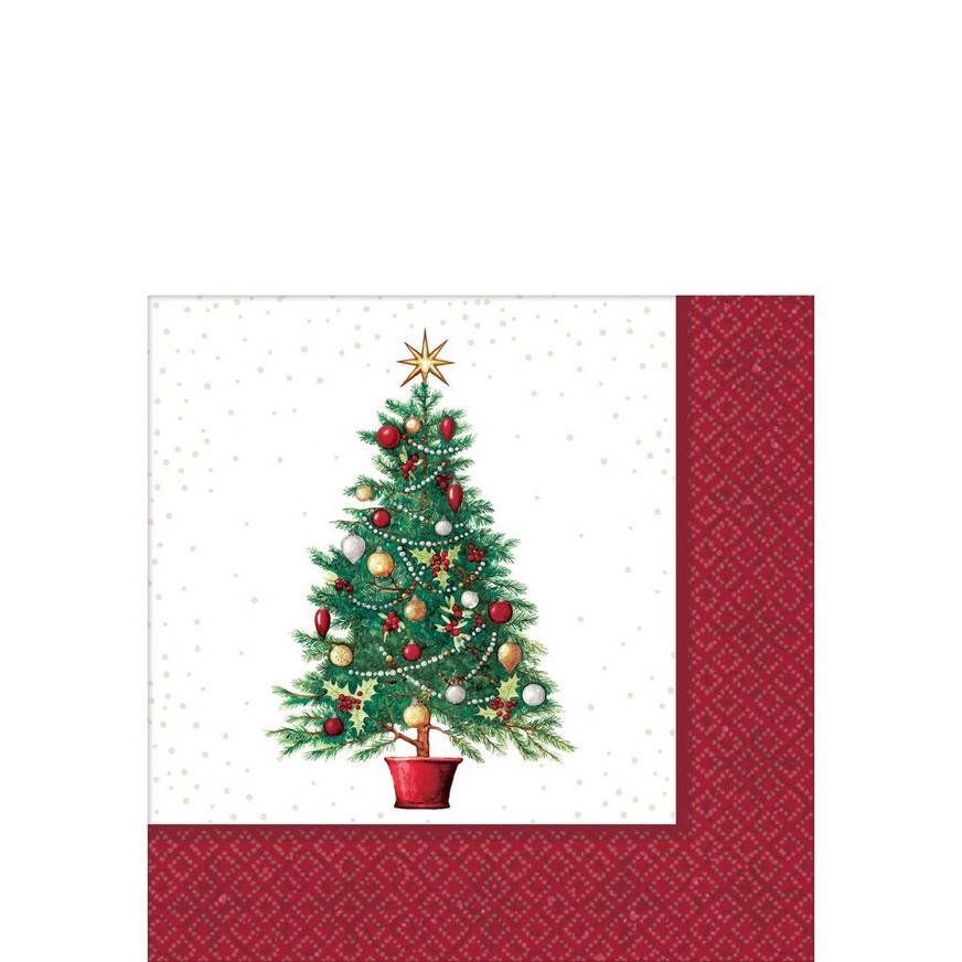 Big Party Pack Oh Christmas Tree Beverage Napkins 125ct