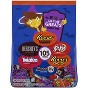 Hershey's All Time Greats Snack Size Halloween Mix, 50.59oz, 105pc