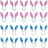 His & Hers Plush Easter Bunny Ears Kit for 24 Guests