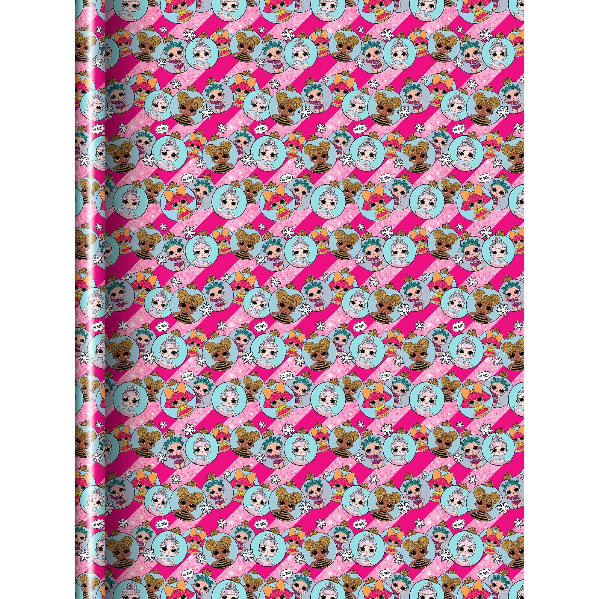 lol surprise wrapping paper christmas