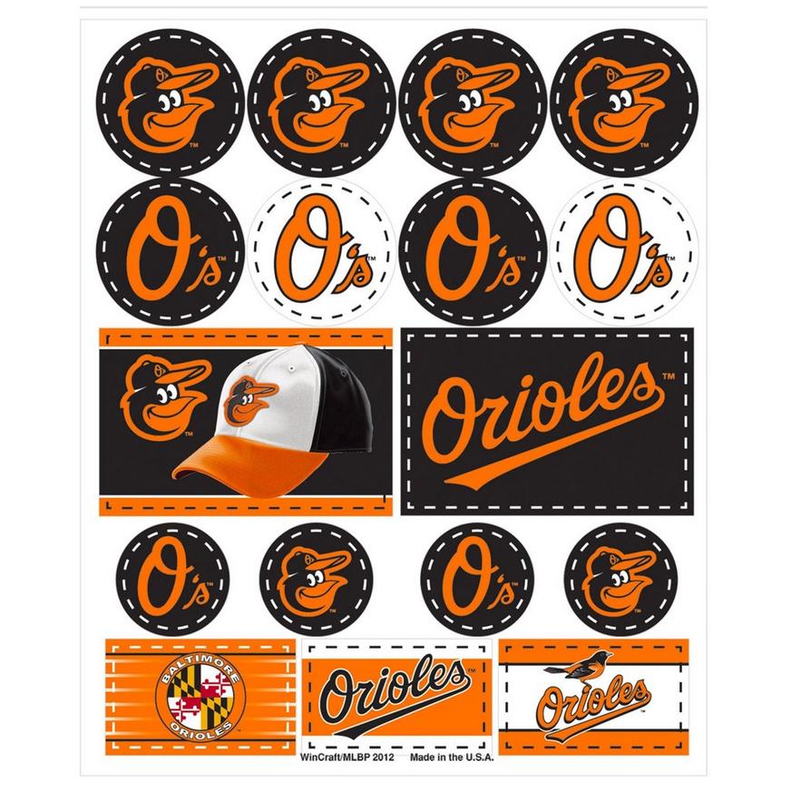 Baltimore Orioles Stickers 1 Sheet
