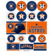 Houston Astros Stickers 1 Sheet