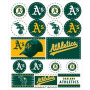 Oakland Athletics Stickers 1 Sheet