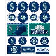 Seattle Mariners Stickers 1 Sheet