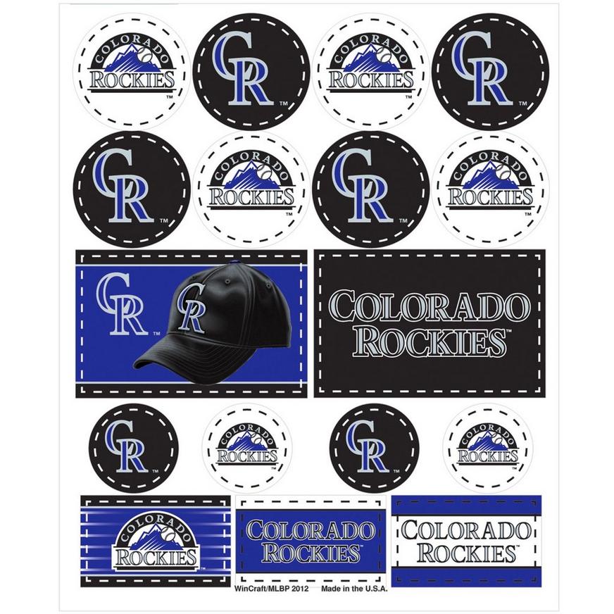 Colorado Rockies Stickers 1 Sheet