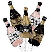 Bubbly Bottles New Year's Eve Balloon Bouquet 5pc