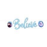 Air-Filled Believe Frozen 2 Balloon Banner 3pc