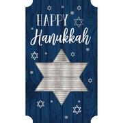 Happy Hanukkah Easel Sign