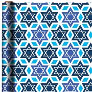 Star of David Hanukkah Gift Wrap
