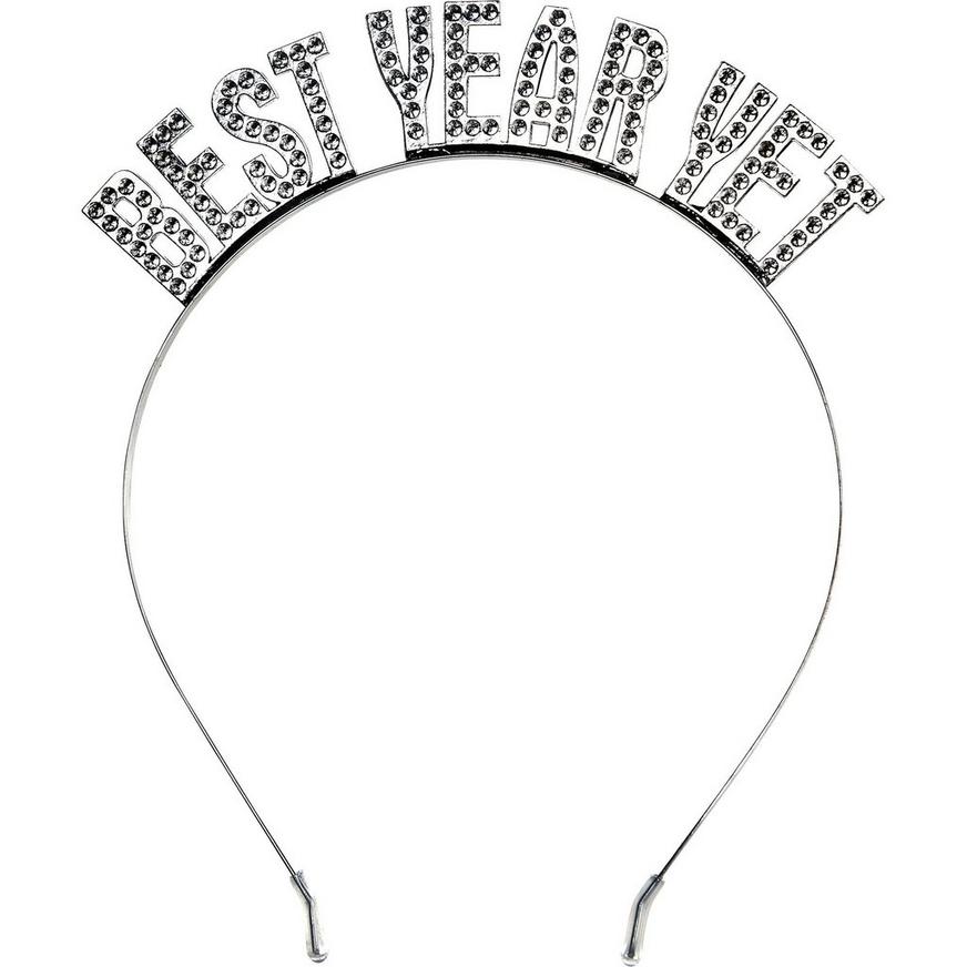 Silver Best Year Yet Headband