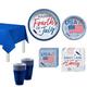 Happy 4th of July Tableware Kit 32 Guests