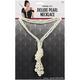 Roaring 20s Deluxe Faux Pearl Knotted Necklace, 62in