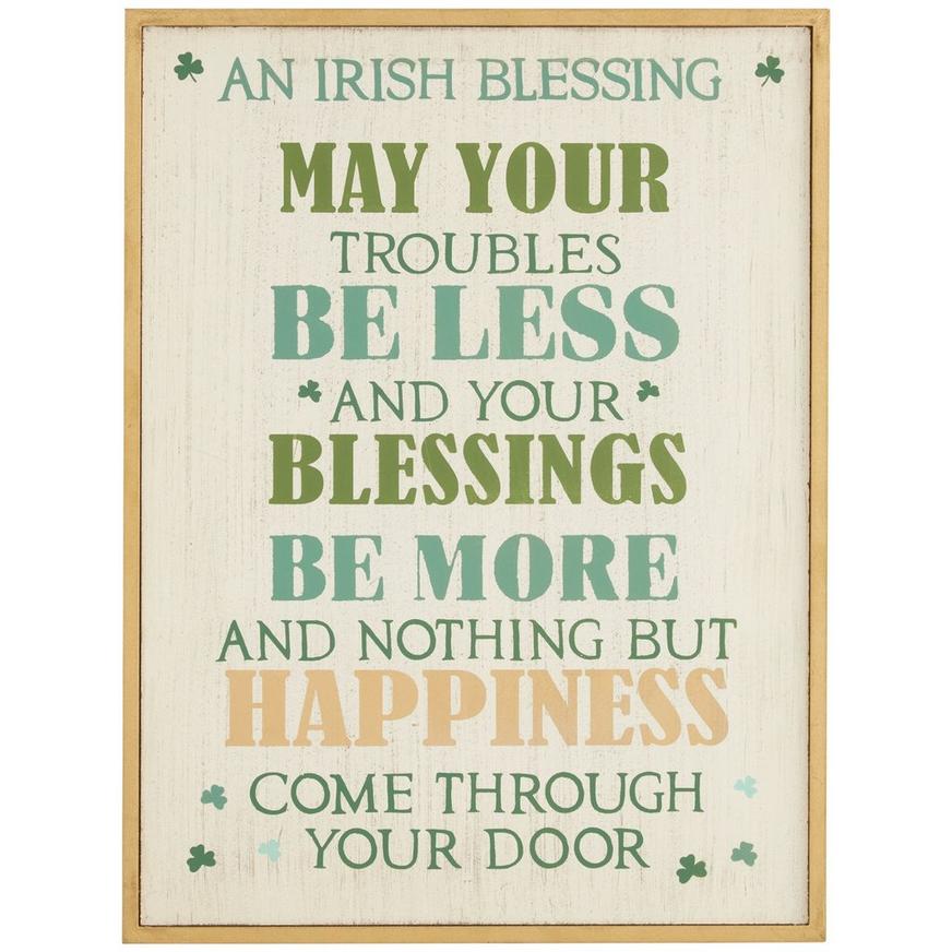 An Irish Blessing Sign