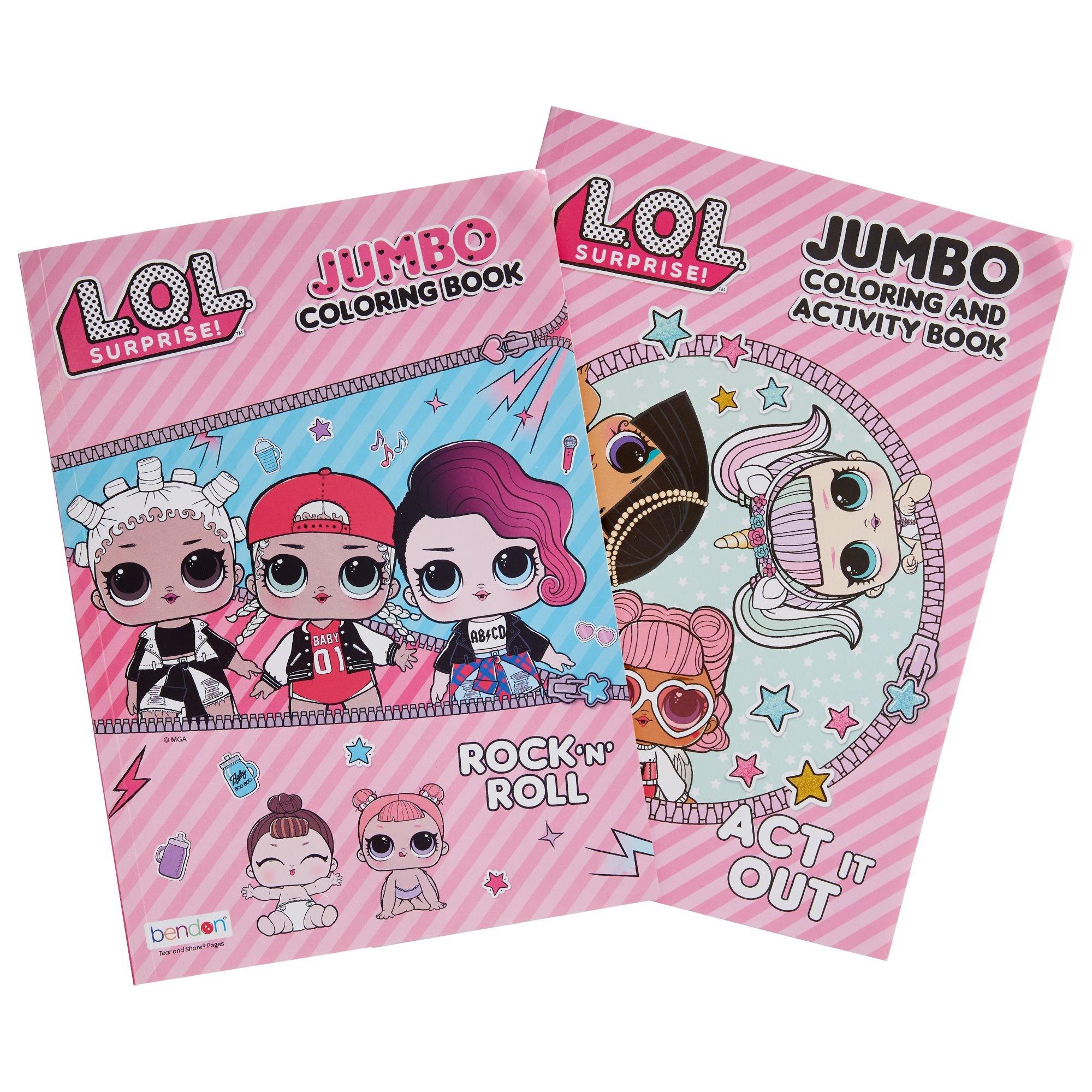 Lol! Surprise ACT It Out Jumbo Coloring & Activity Book