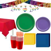 Pride Tableware Kit for 16 Guests