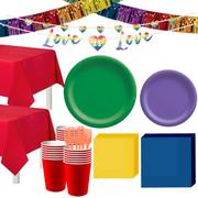 Pride Tableware Kit for 32 Guests