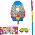 Pull String Blast Off Rocket Pinata with Candy