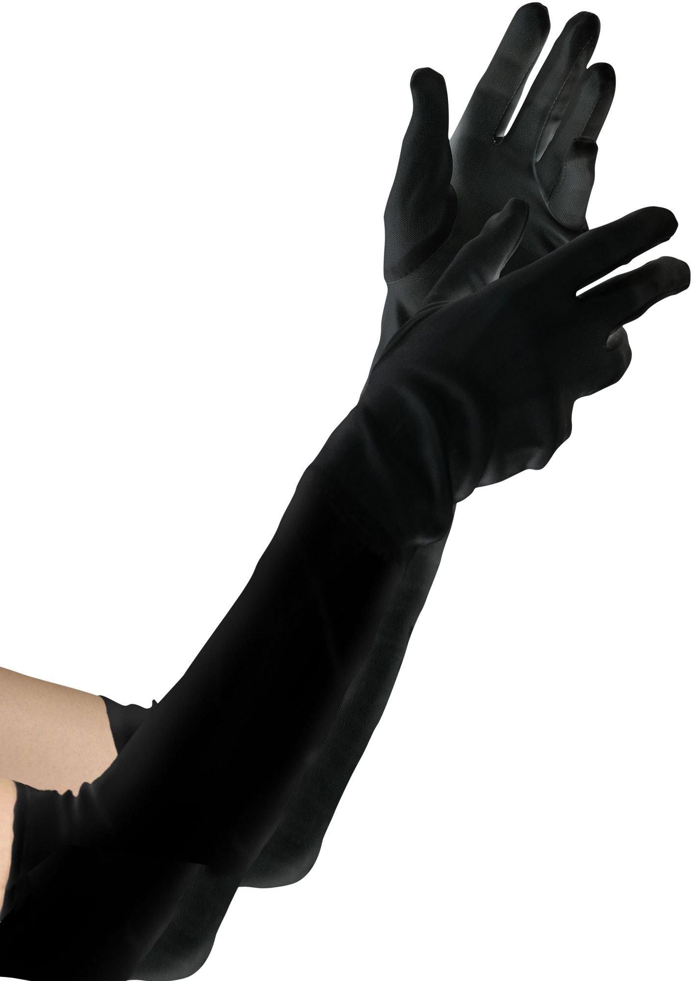 Kids' Black Elbow Gloves