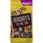 Hershey's Chocolate Miniatures Party Pack, 39.5oz - Milk Chocolate, Special Dark Chocolate, Krackel & Mr. Goodbar