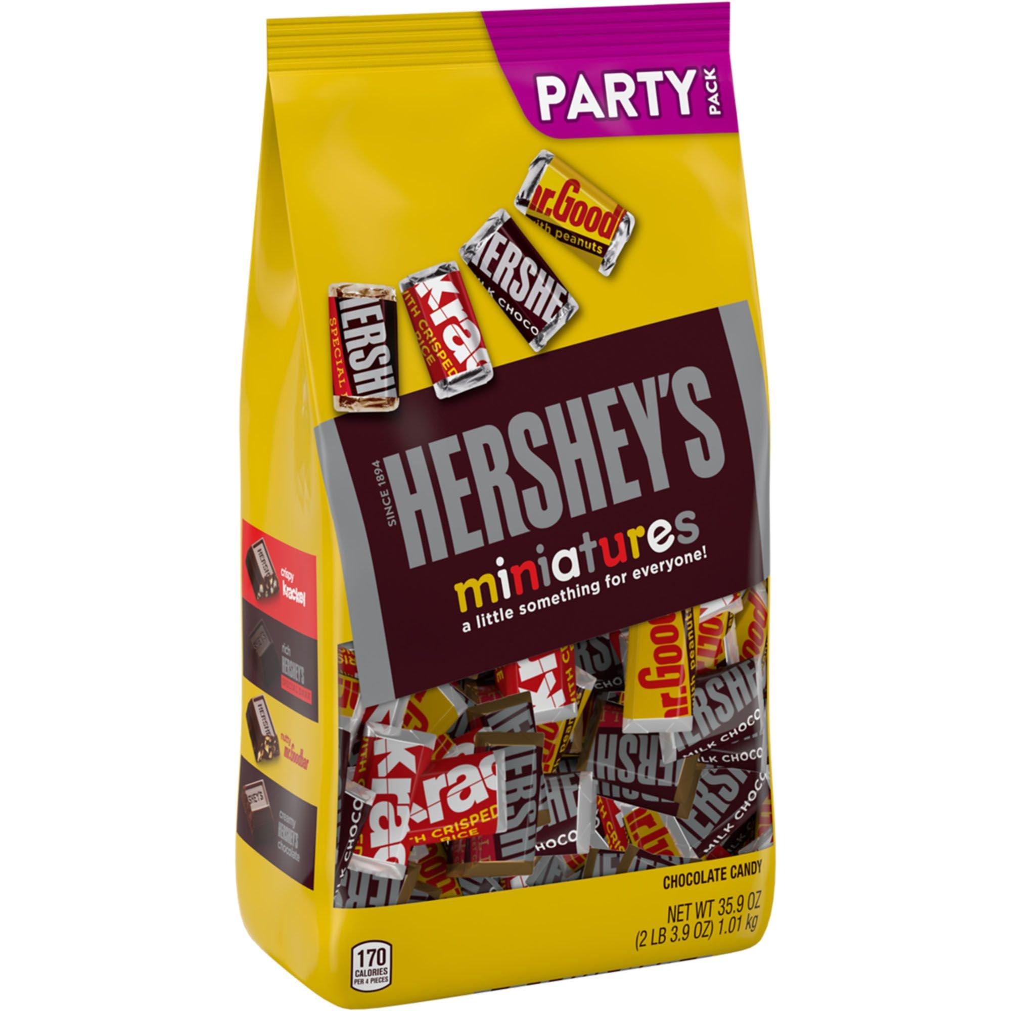 Hershey's Chocolate Miniatures Party Pack, 39.5oz Milk Chocolate