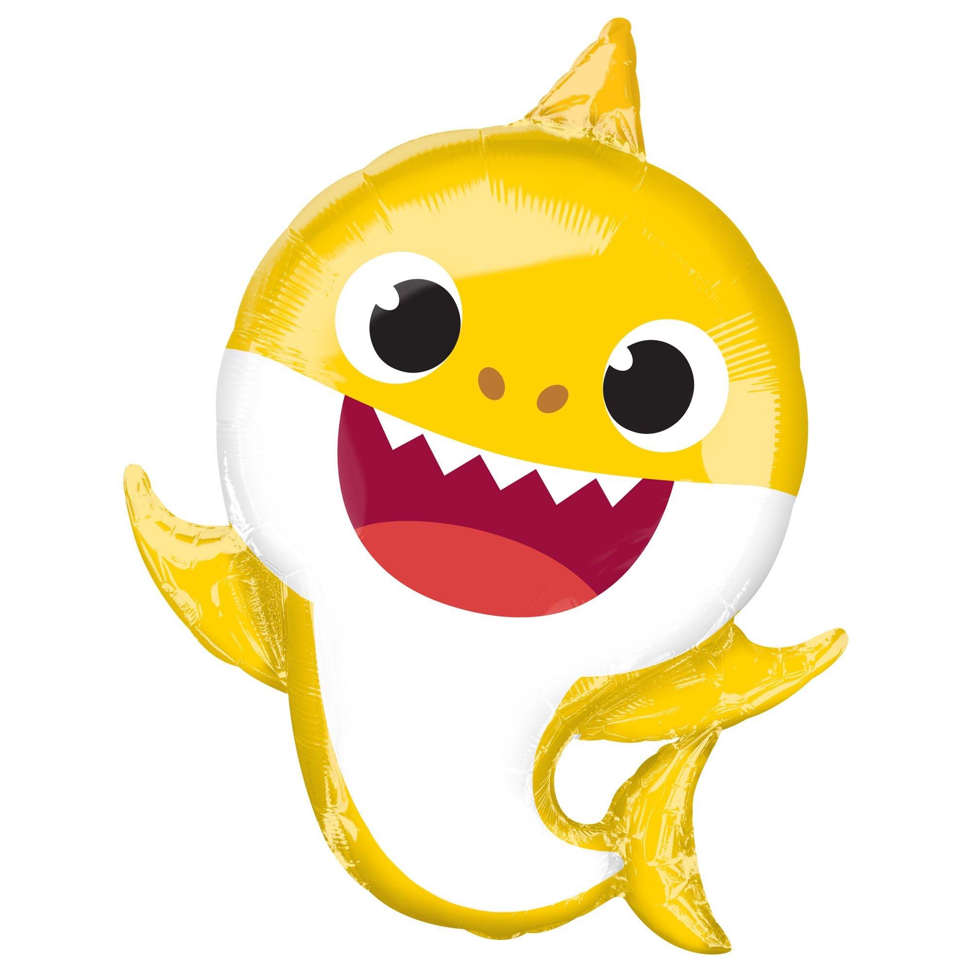 Life Size Yellow Baby Shark Cardboard Cutout