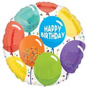 Multicolor Balloons Birthday Balloon