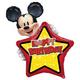 Giant Personalized Mickey Mouse Forever Birthday Balloon