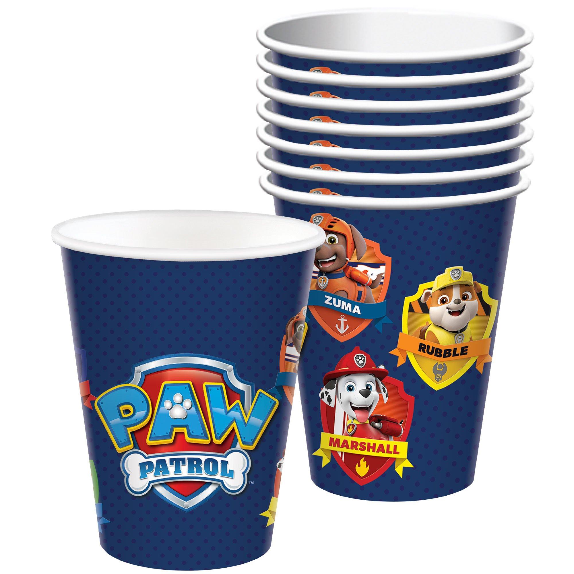 Paw Patrol Sippy Mug/Snack Cup 2 in 1 Blue Red Yellow Chase Marshall Rubel  Zuma