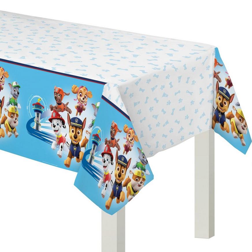 Boys Girls Official Paw Patrol Party Table Cover Cloth 120cm x 180cm Reusable 