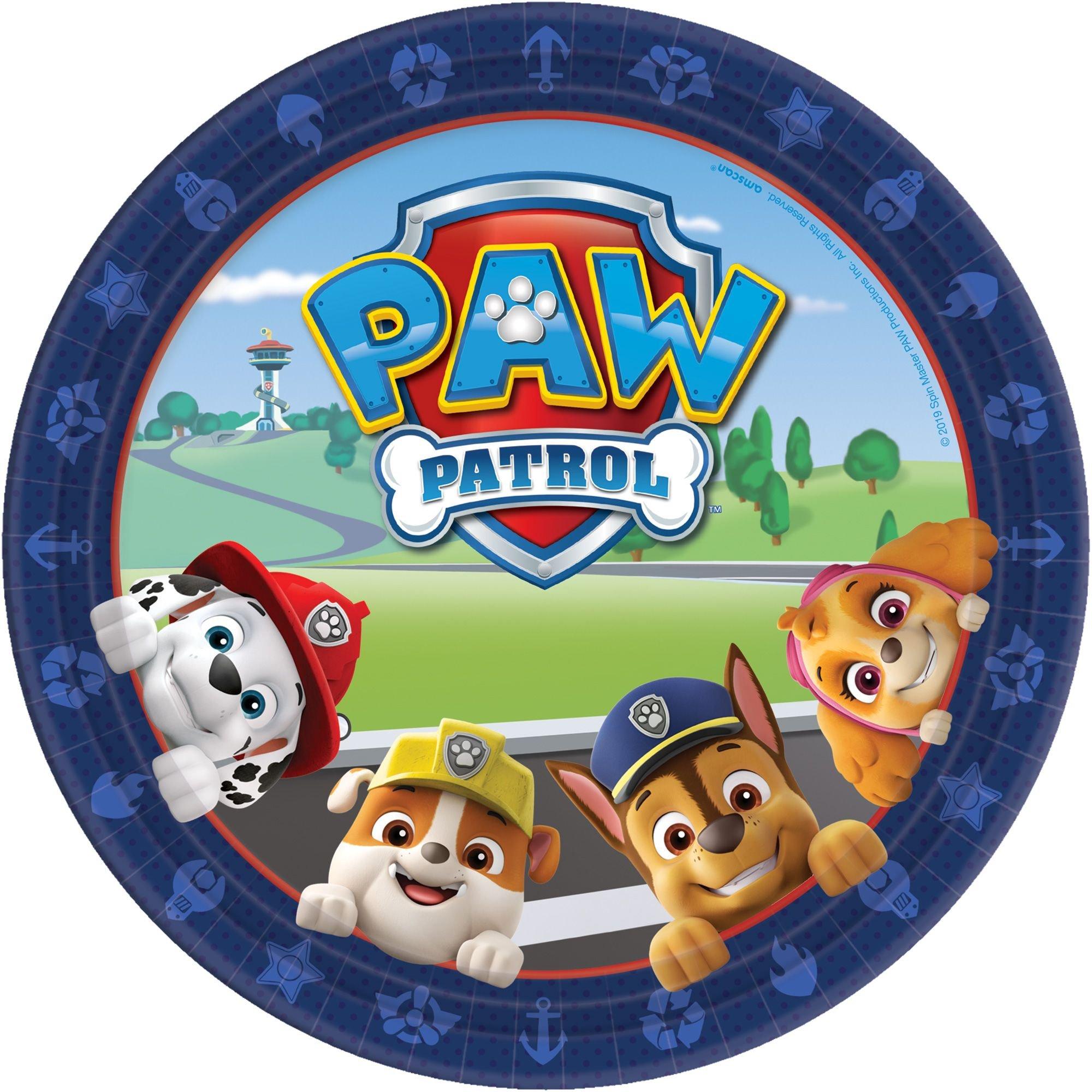 PAW Patrol Adventures Lunch Plates 8ct Party City