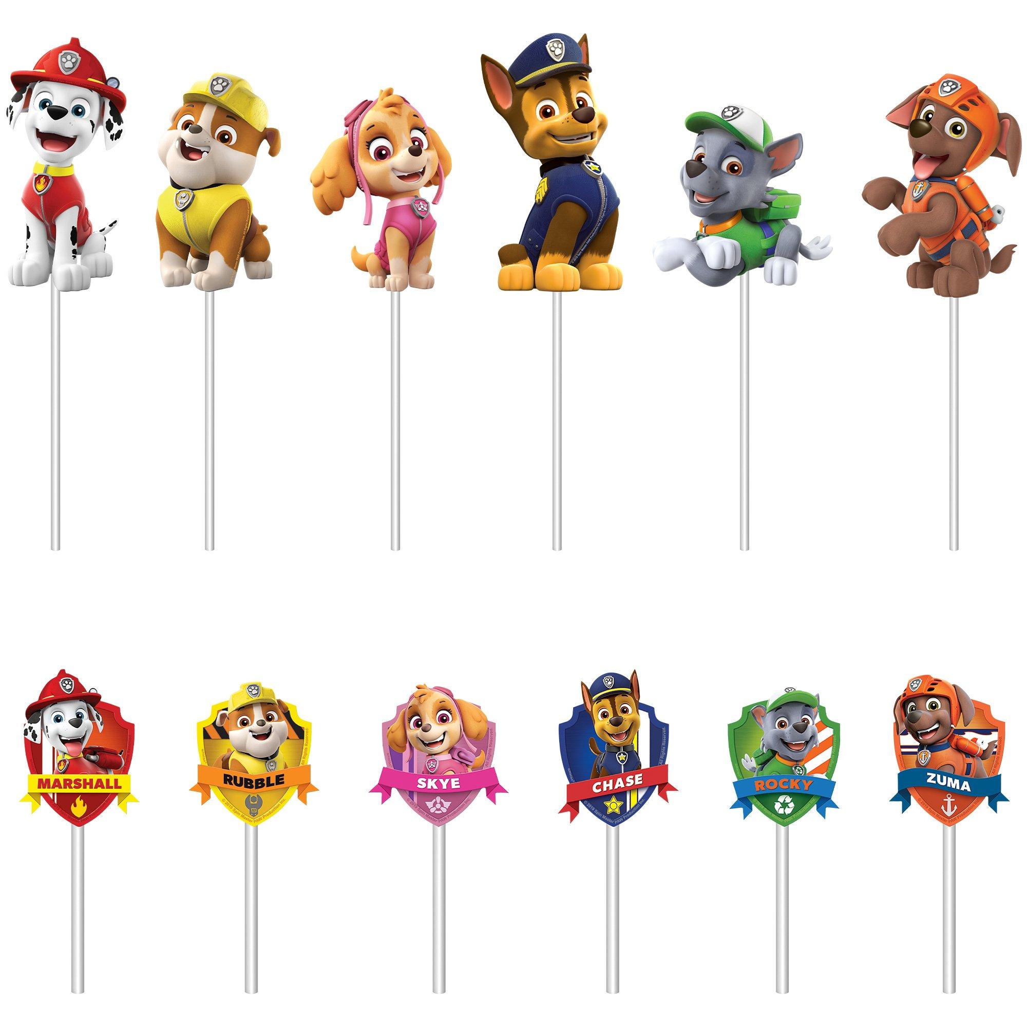 PAW Patrol Adventure Cupcake Picks  6ct