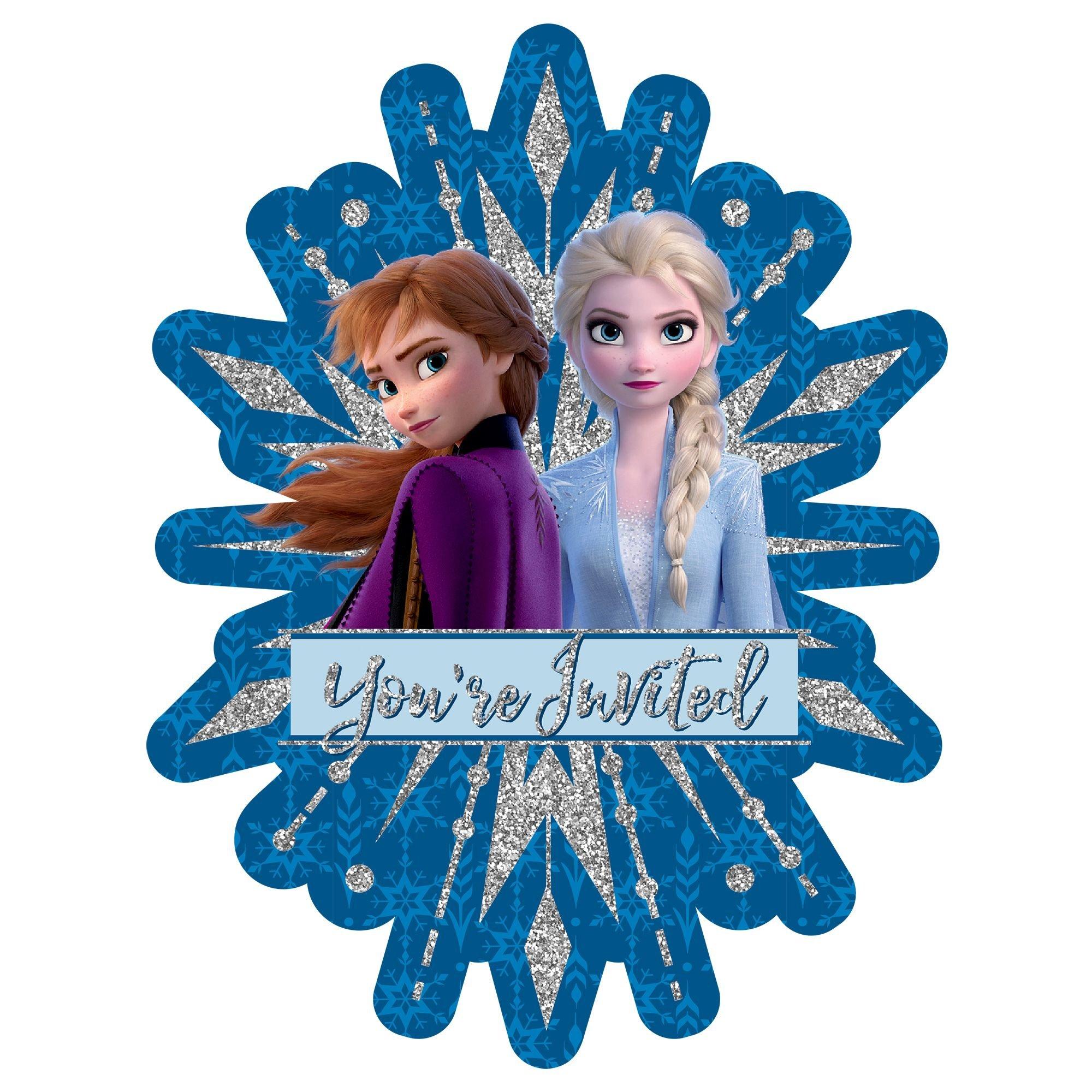 Disney Princesses Invite Including Elsa and Anna frozen 