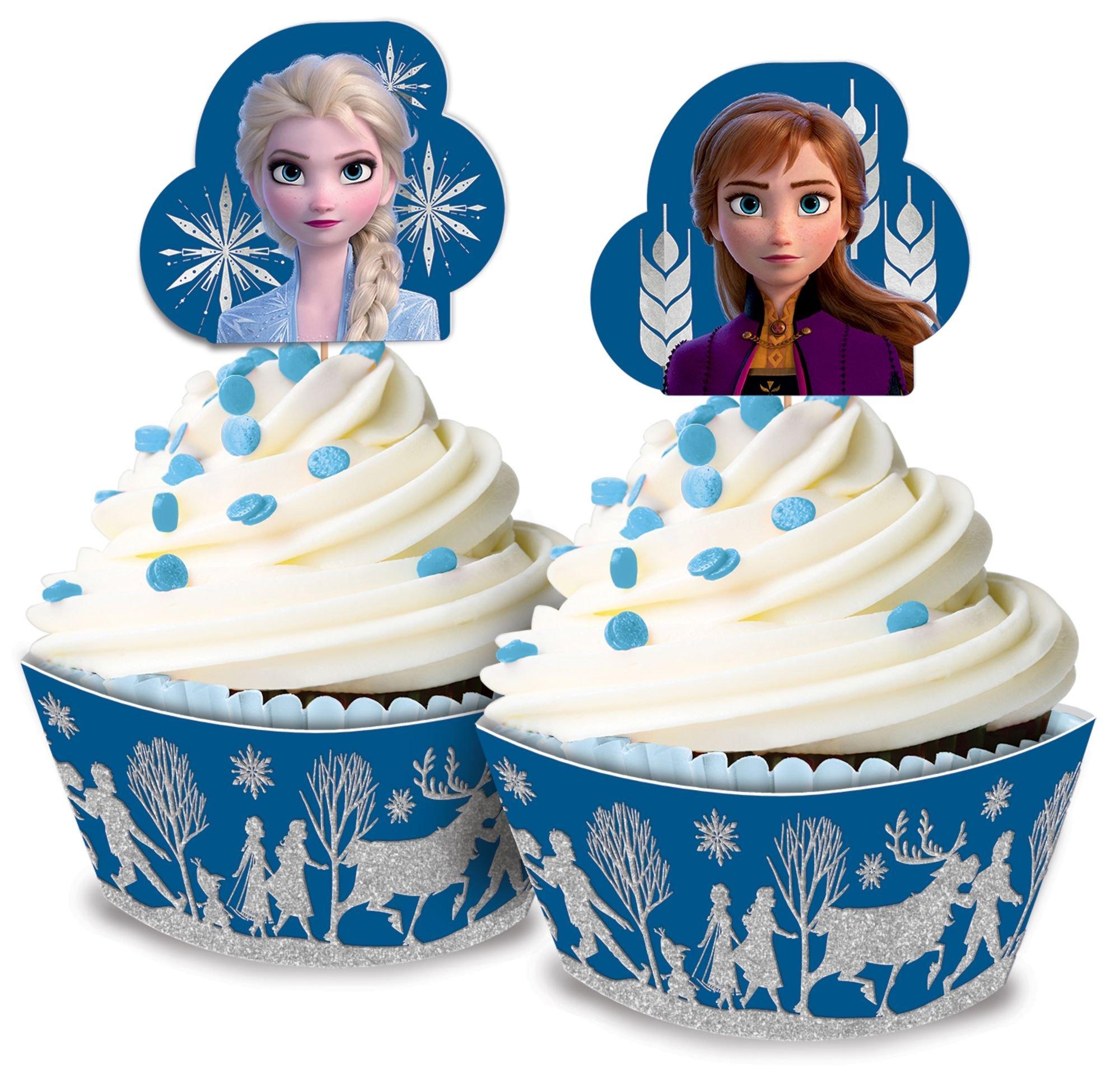 Glitter Frozen 2 Cupcake Kit for 24