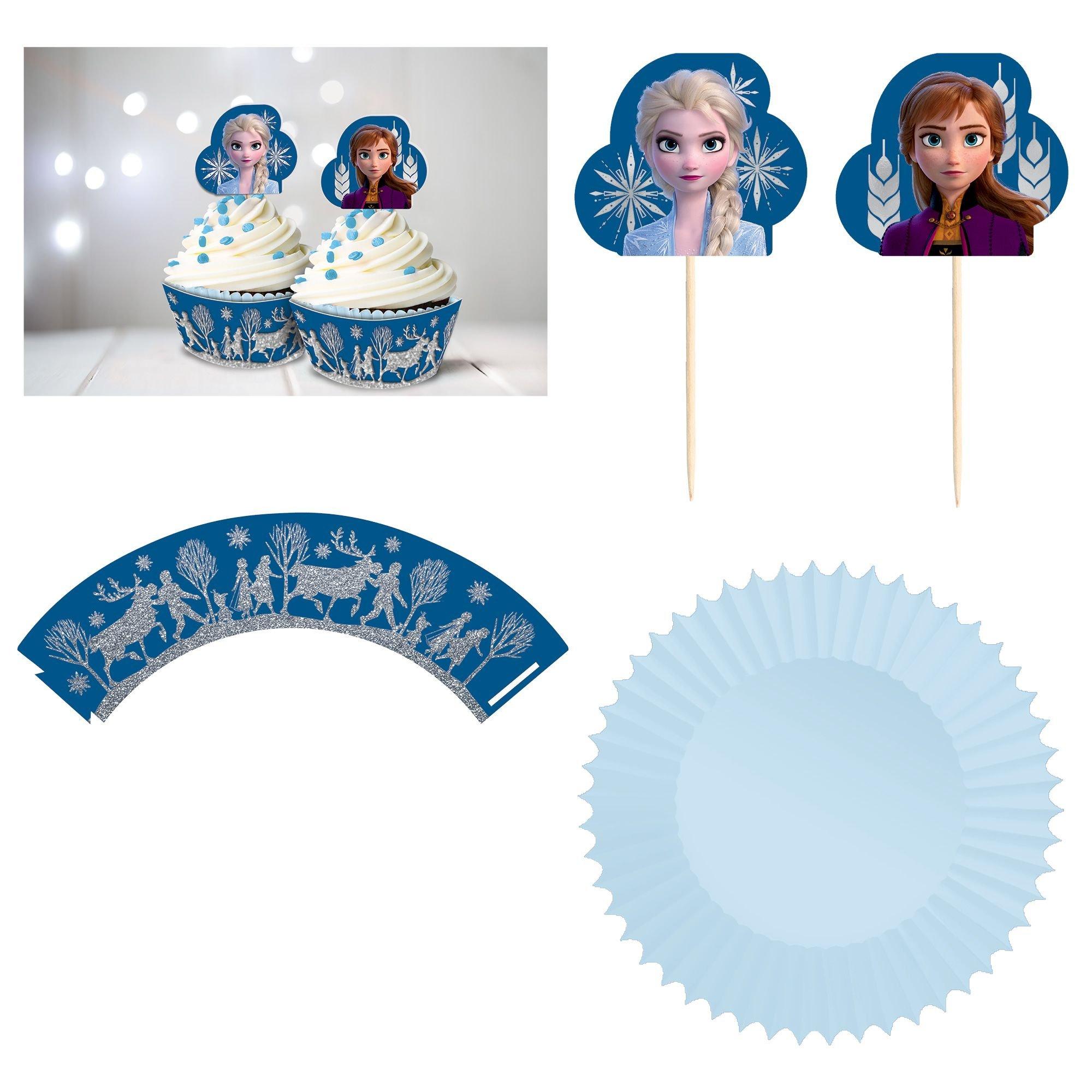 Glitter Frozen 2 Cupcake Kit for 24