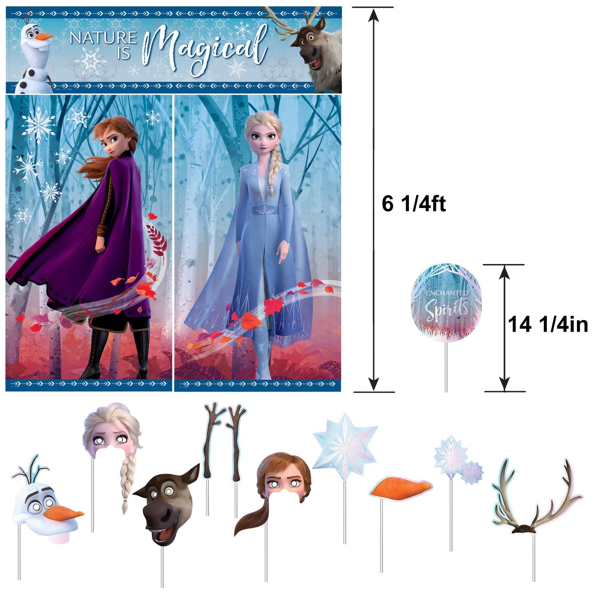 Frozen 2 Scene Setter with Photo Booth Props
