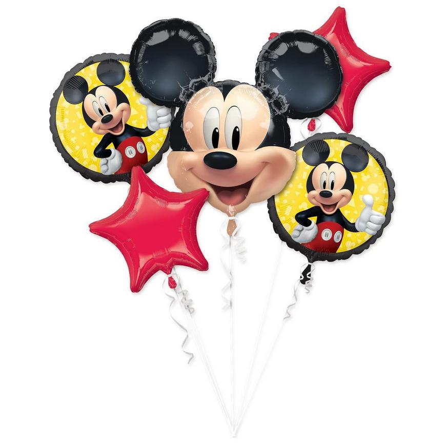 namens Converteren Reageer Mickey Mouse Forever Balloon Bouquet 5pc | Party City