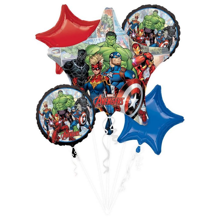 Marvel Powers Unite Balloon Bouquet 5pc