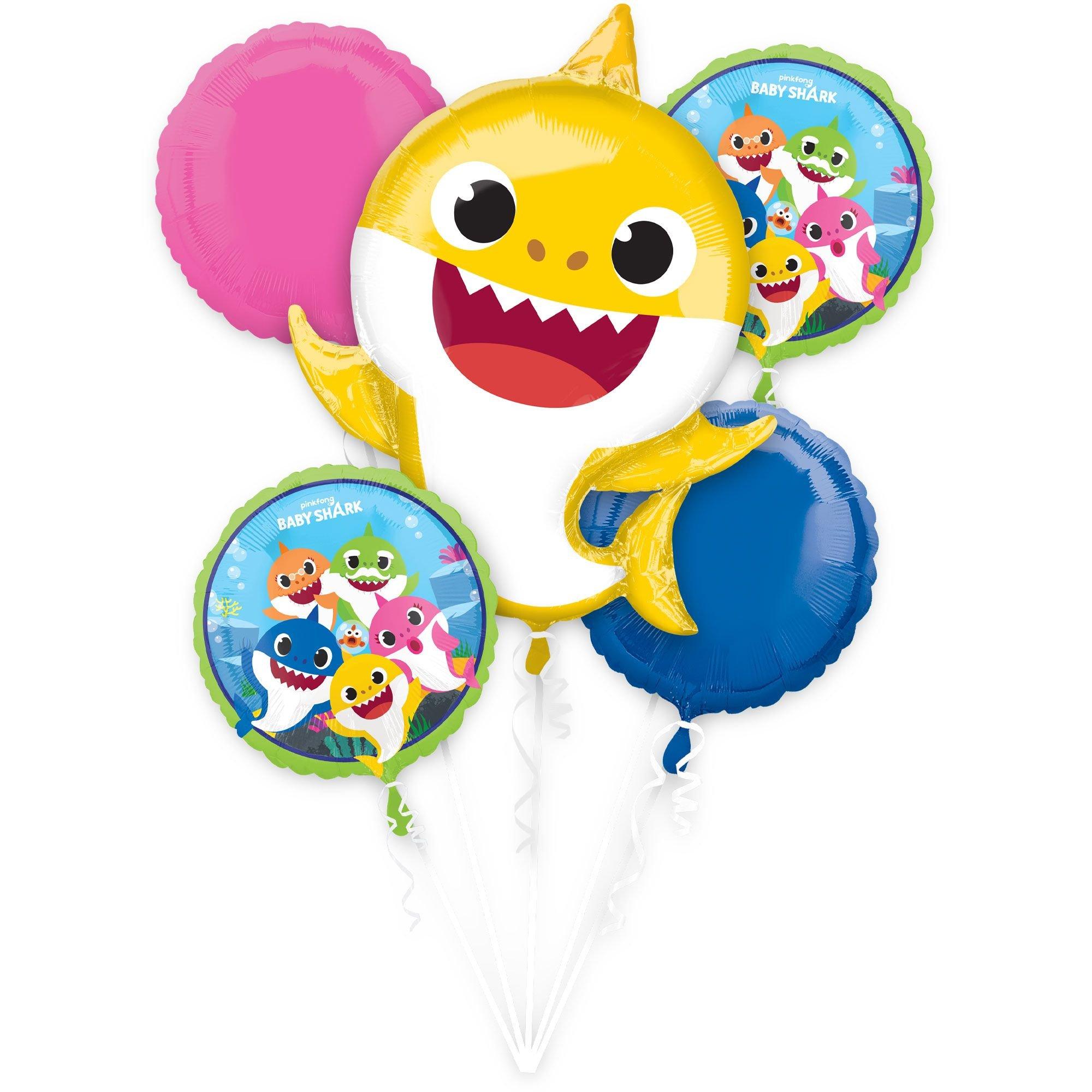 Baby Shark Balloon Bouquet 5pc Party City