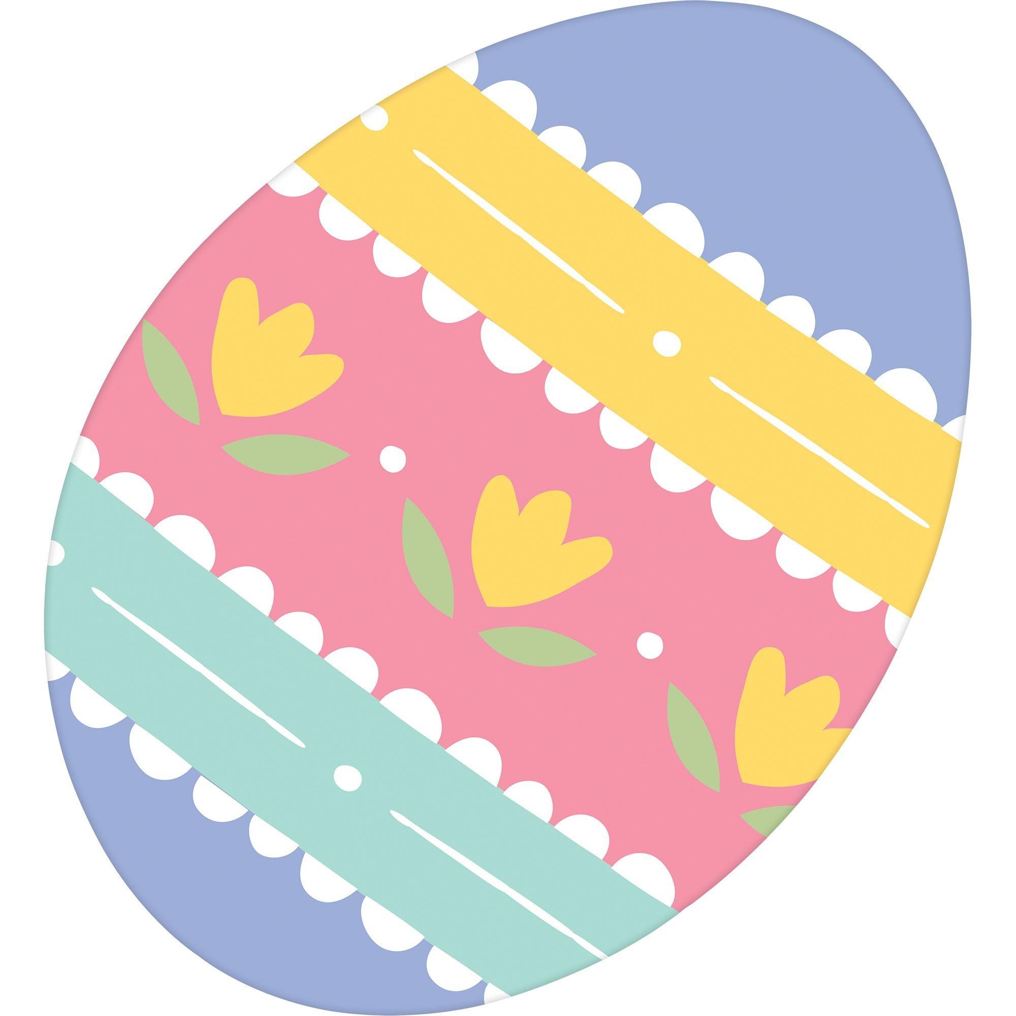 Pastel Easter Egg Cutout