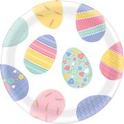 Pretty Pastel Easter Egg Round Platter