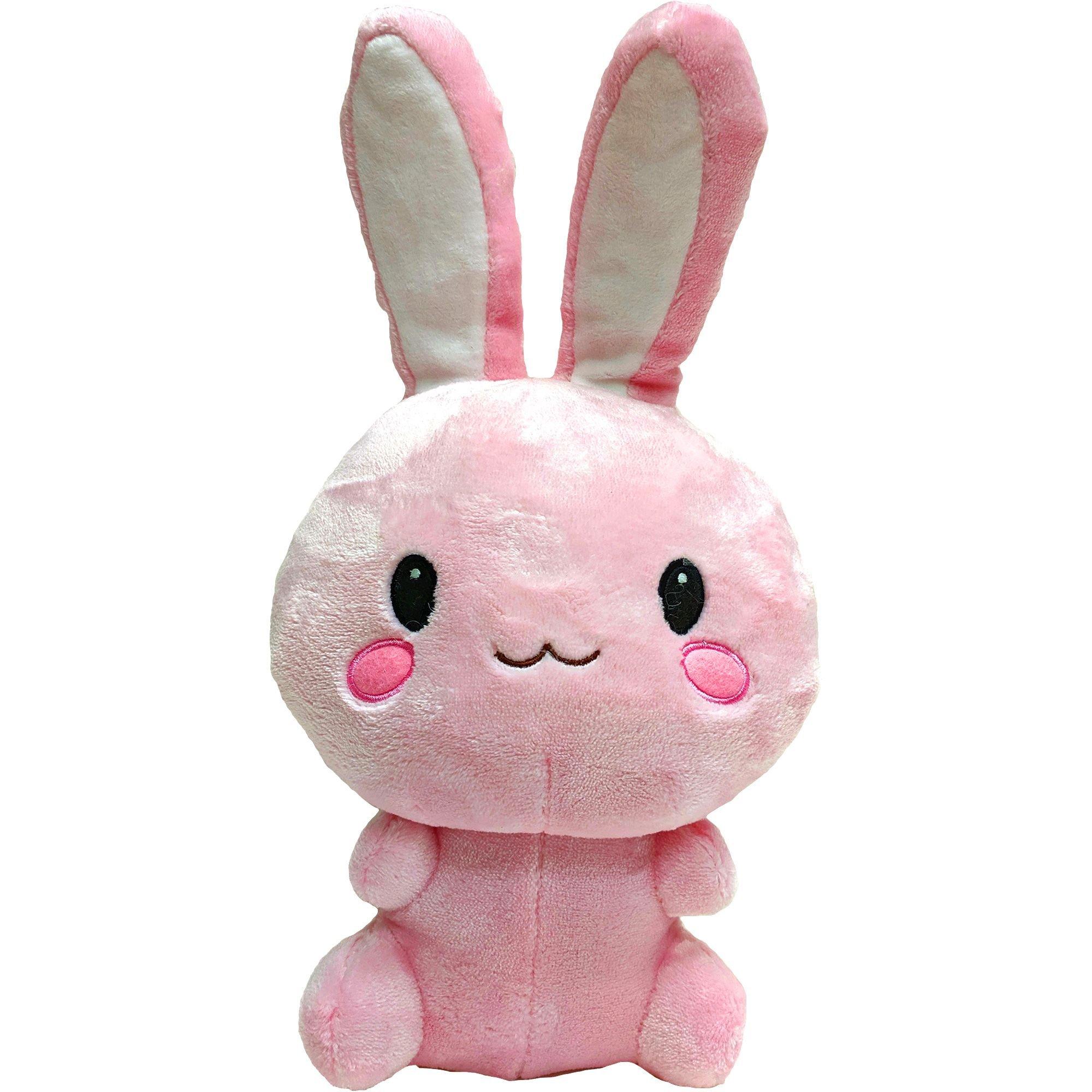 Kawaii Pink Bunny Plush 8in x 14in Party City