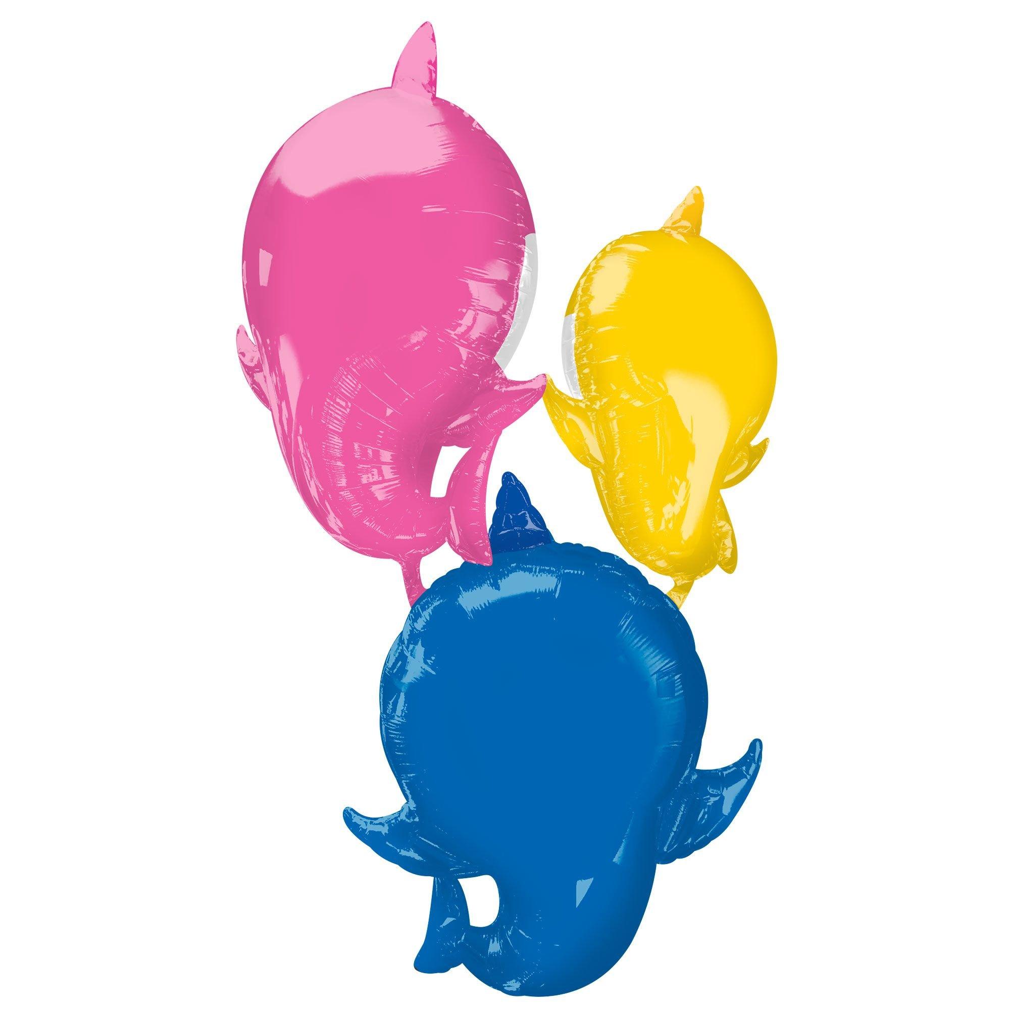 BOUQUET DI PALLONCINI MOMMY SHARK N.3