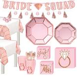 Blush Rose Bridal Shower Tableware Kit for 32 Guests