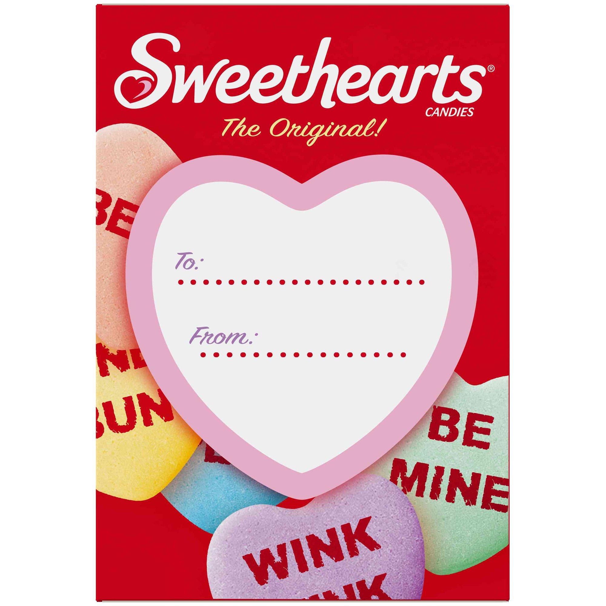 Brach's Tiny Classic Conversation Hearts Valentine's Candy Boxes, 0.75 oz,  5 Count 