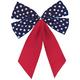 Patriotic American Flag Bunting & Bows Decorating Kit 10pc