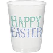 Happy Easter Frosted Stadium Cups 8ct