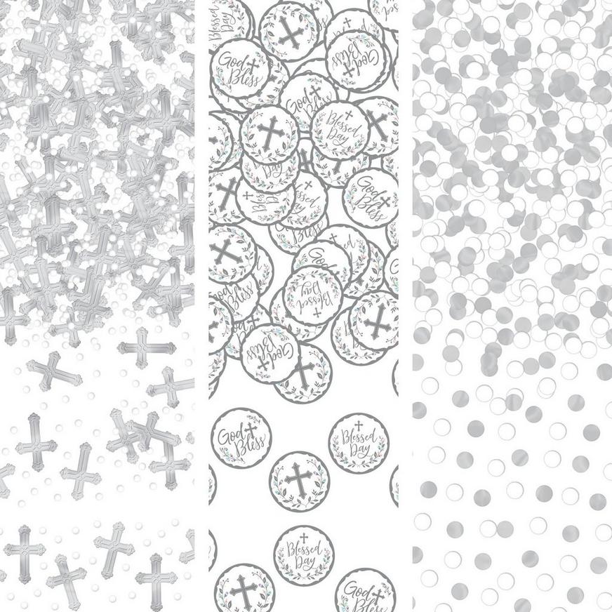 White & Silver Holy Day Confetti